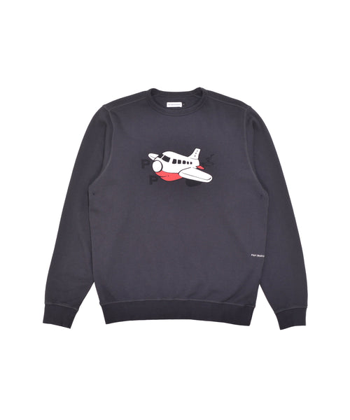 Featured Product Image Of Pop Airplane Crewneck Charcoal