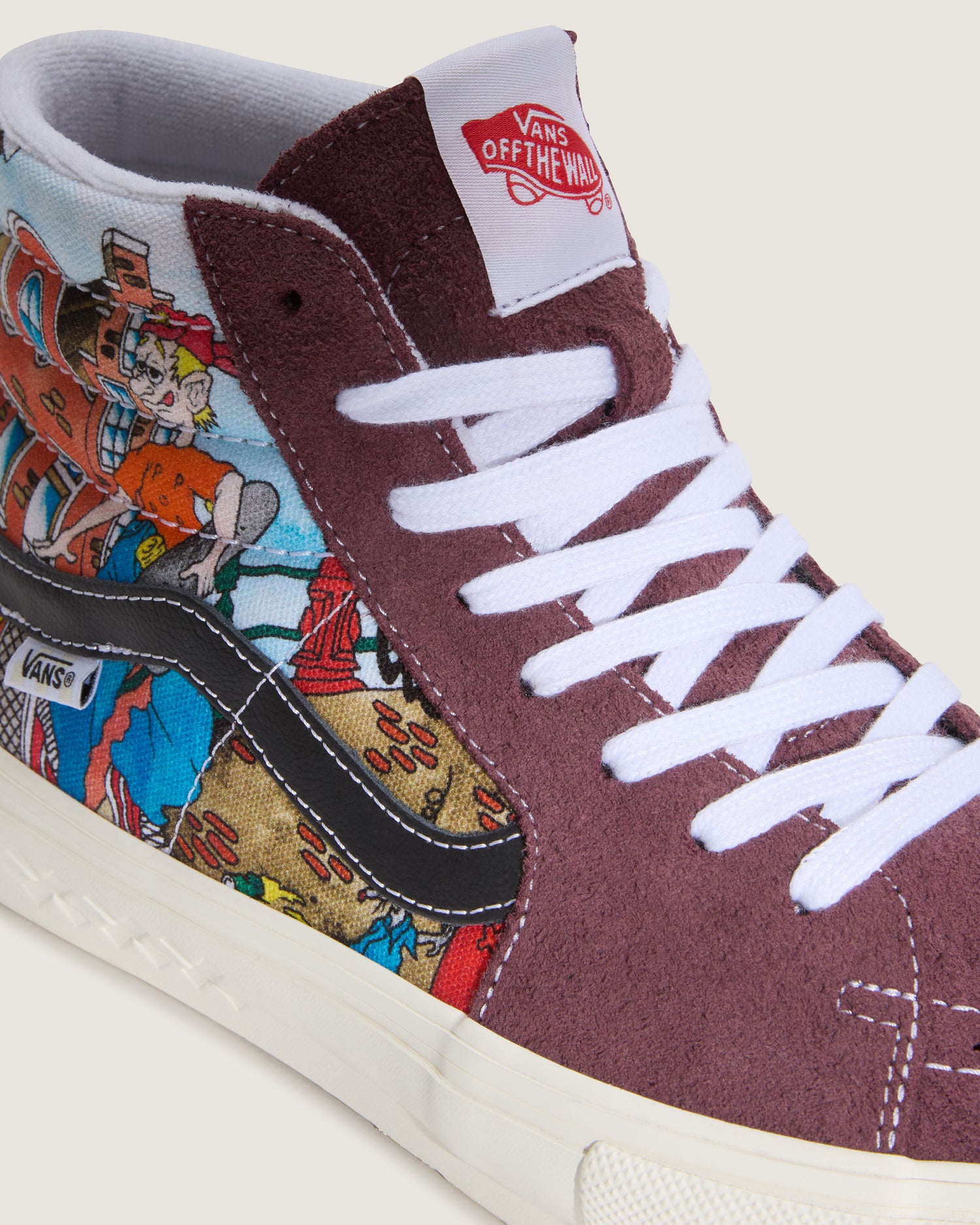 Vans Skate Sk8-Hi by Pop & Ben-G Amsterdam Red