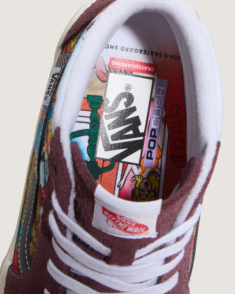Vans Skate Sk8-Hi by Pop & Ben-G Amsterdam Red