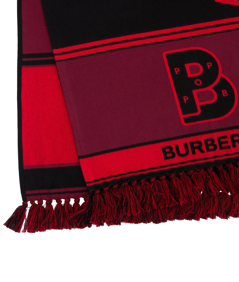 Burberry & Pop Football Scarf Black/Red