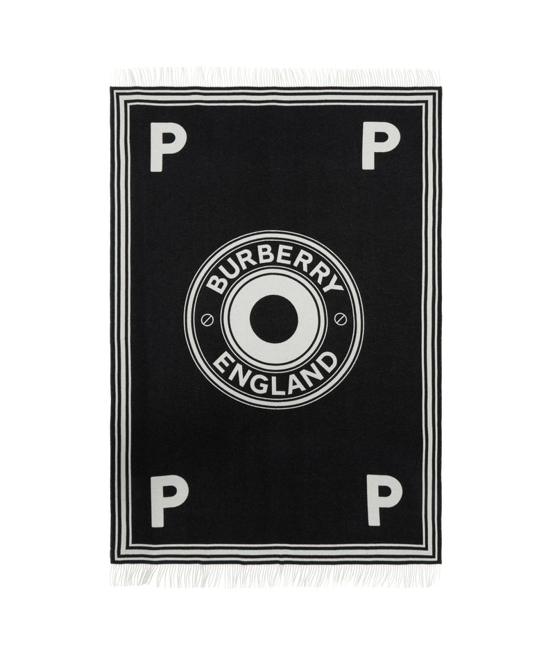 Burberry & Pop Cashmere Blanket Black