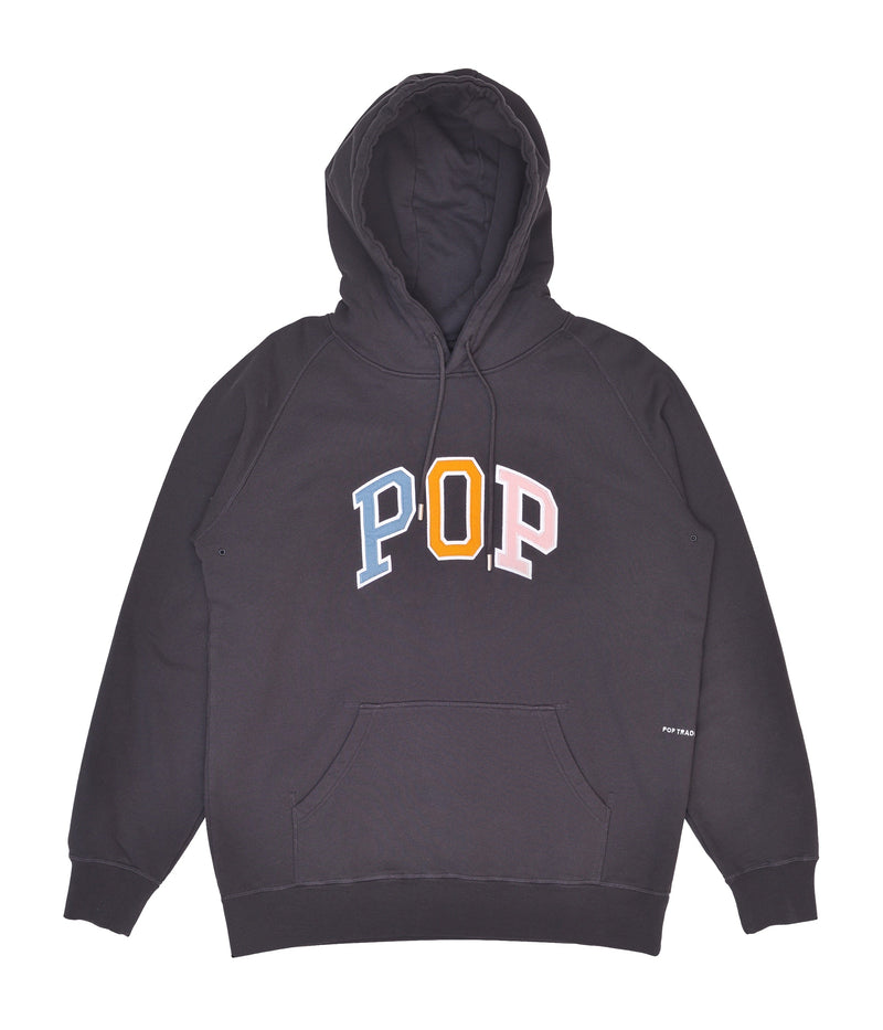 Pop Arch Hooded Sweat Anthracite