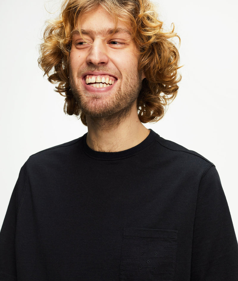 Pop Pocket T-Shirt Black