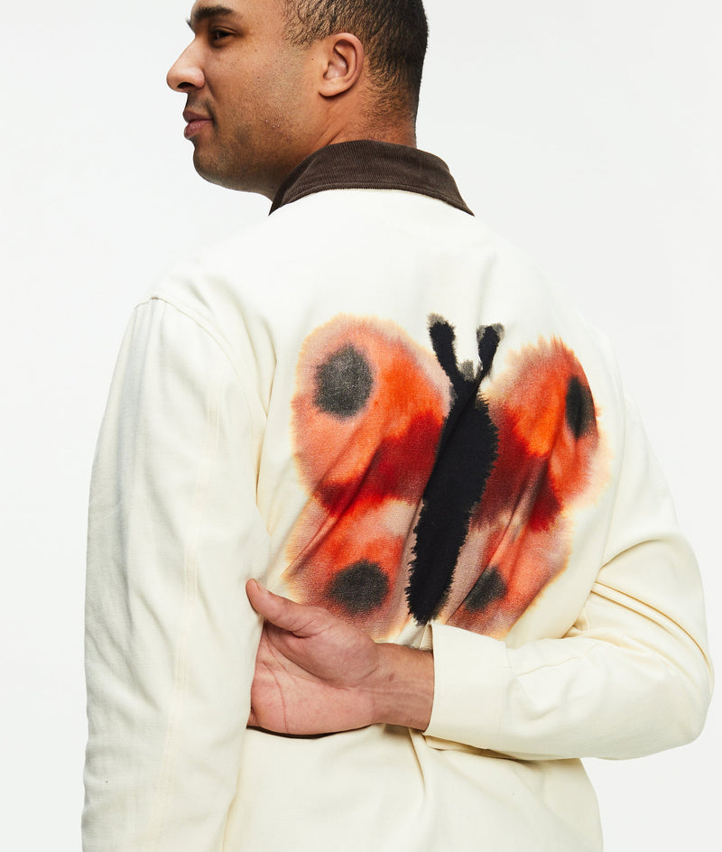 Pop Rop Full Zip Jacket Off White