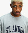 Pop St Annen Crewneck Sweat Light Heather Grey
