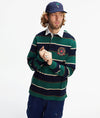 Pop Striped Rugby Polo Pine Grove