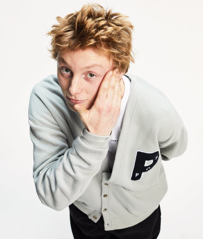 Pop Big P Cardigan Sweat Drizzle