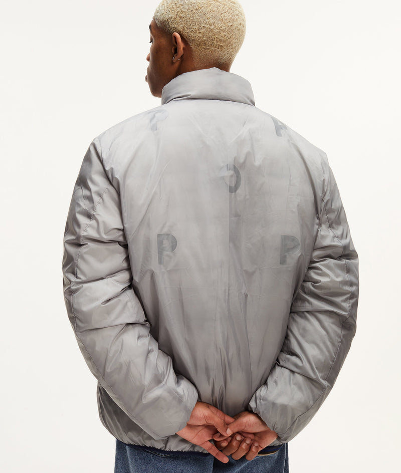 Pop Quilted Reversible Puffer Jacket Navy/Drizzle