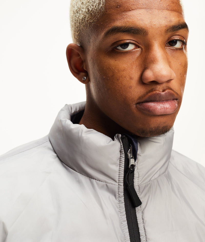 Pop Quilted Reversible Puffer Jacket Navy/Drizzle