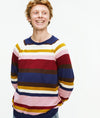 Pop Striped Knitted Crewneck Multi