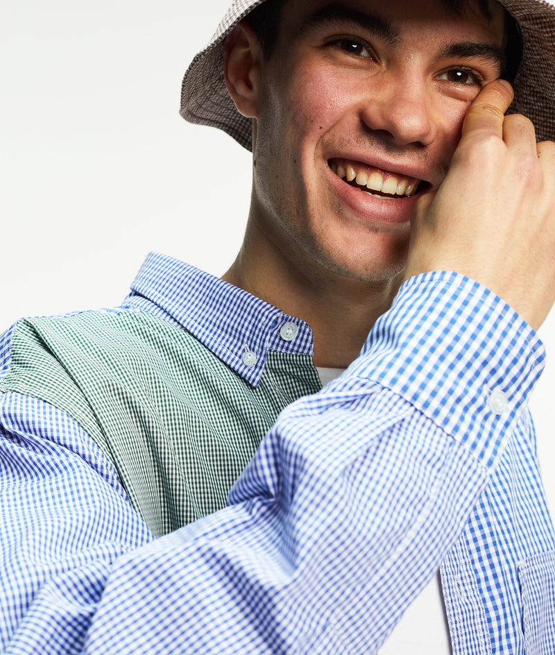 Pop Checked BD Shirt Green