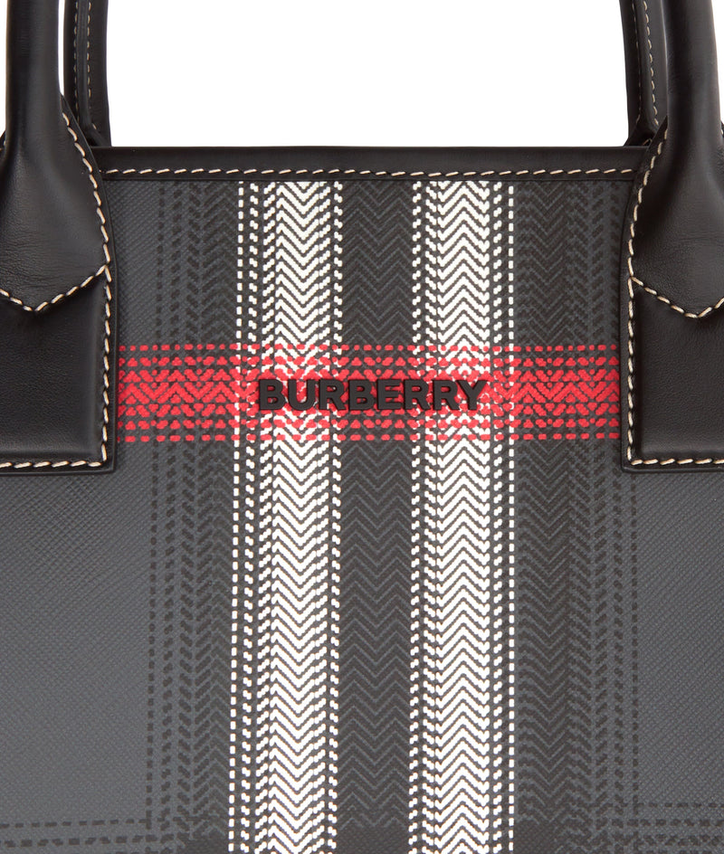 Burberry & Pop Denny Tote Bag Charcoal/Grey