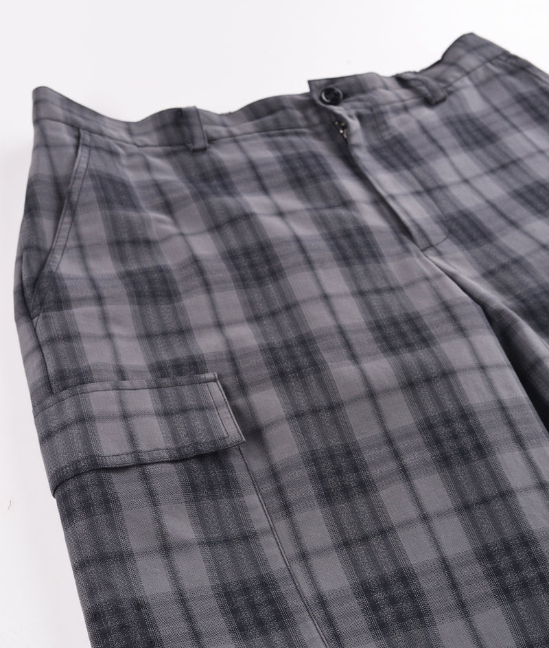 Burberry & Pop Reflective Cargo Pants Grey Check