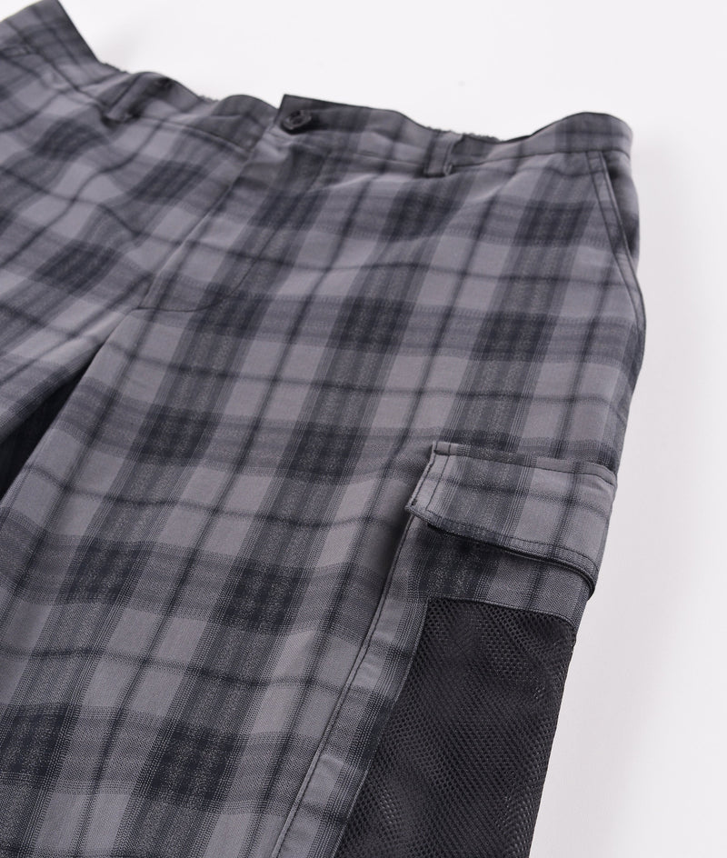 Burberry & Pop Reflective Cargo Pants Grey Check