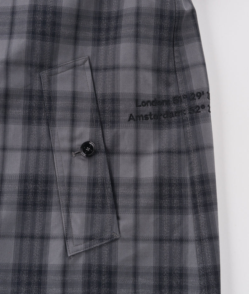 Burberry & Pop Trench Jacket Check