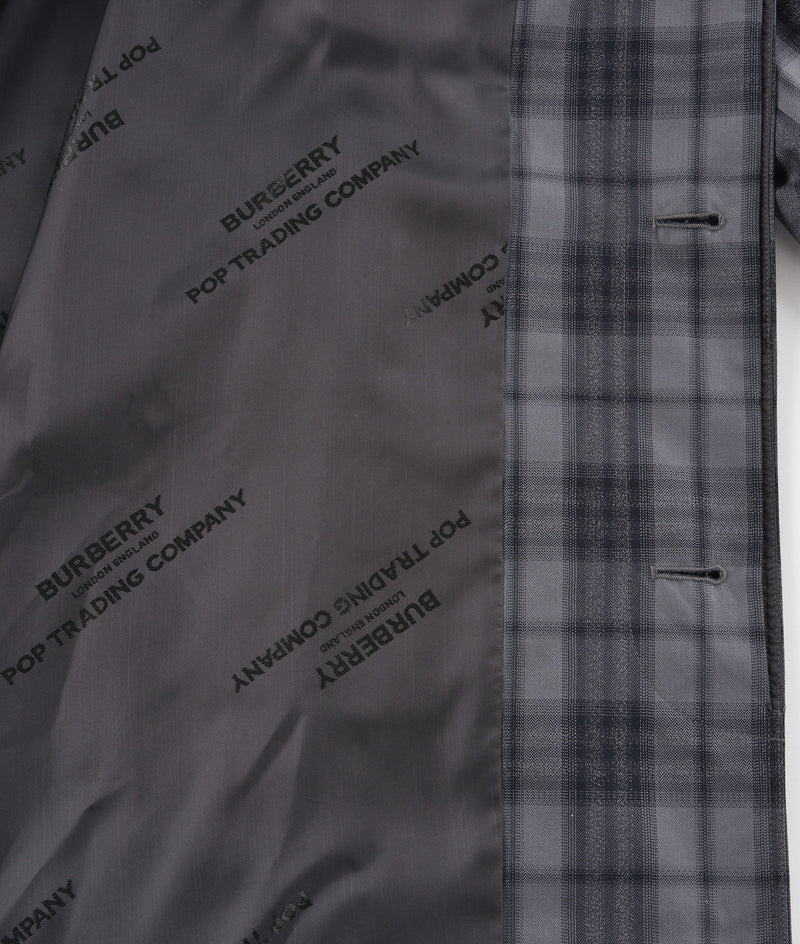 Burberry & Pop Trench Jacket Check