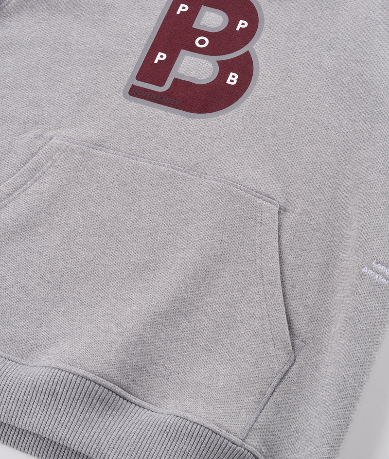 Burberry & Pop Hooded Sweat Grey