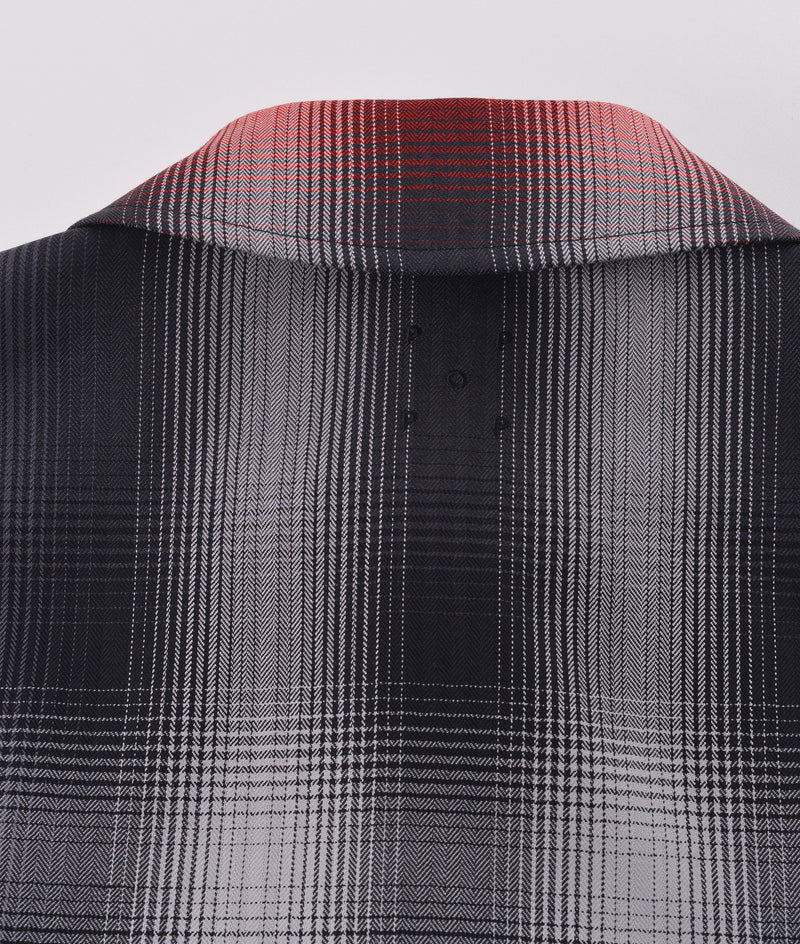 Burberry & Pop Wool Harrington Jacket Blurred Check