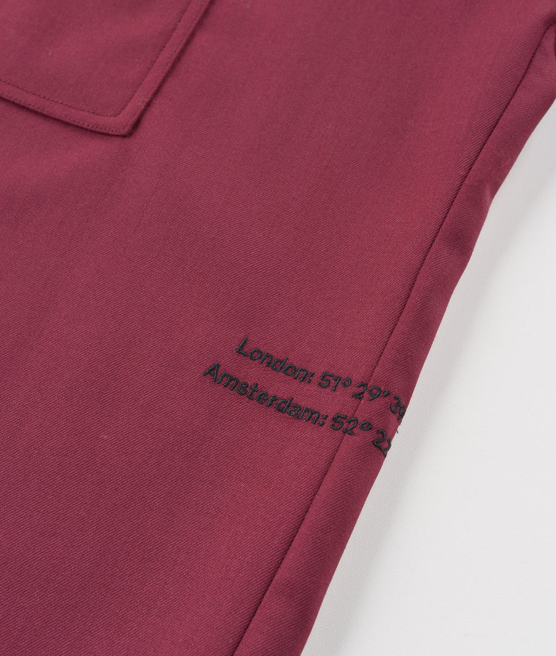 Burberry & Pop Overshirt Garnet