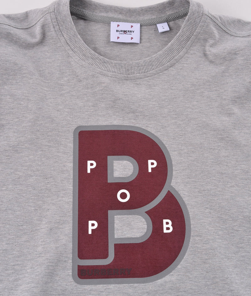 Burberry & Pop Big B T-Shirt Grey