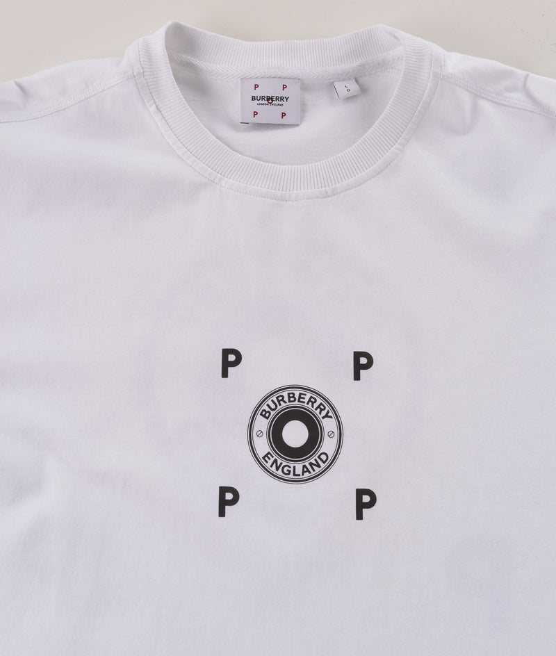 Burberry & Pop Logo T-Shirt White