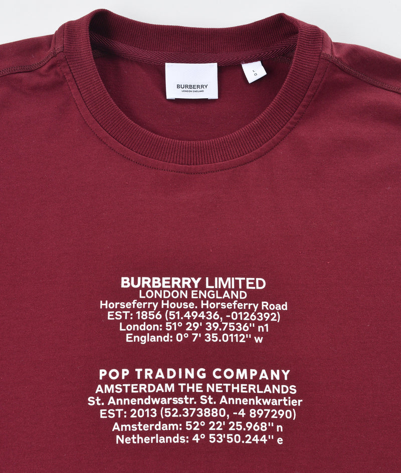 Burberry & Pop Coordinates T-Shirt Mulberry