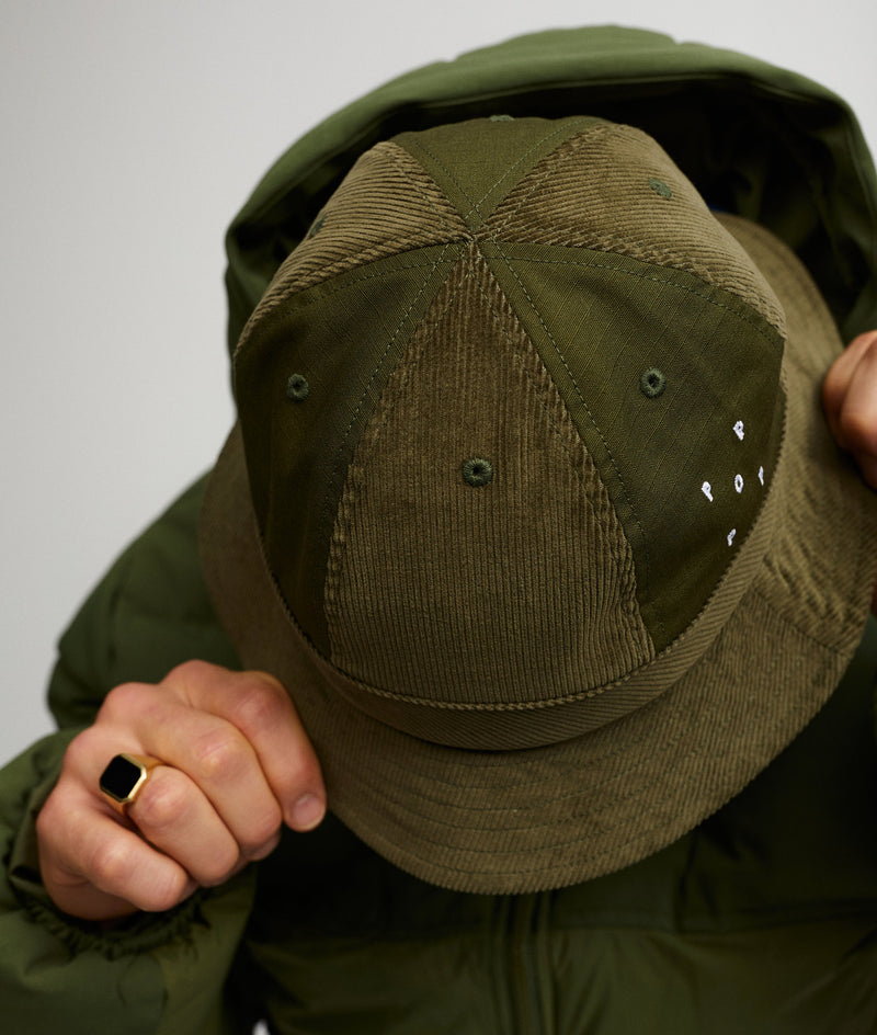 Pop Bell Hat Olivine Ripstop/Cord