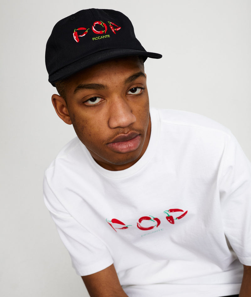 Pop Piccante Sixpanel Hat Black