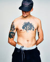 Pop Flexfoam 6 Panel Hat Anthracite/Pink