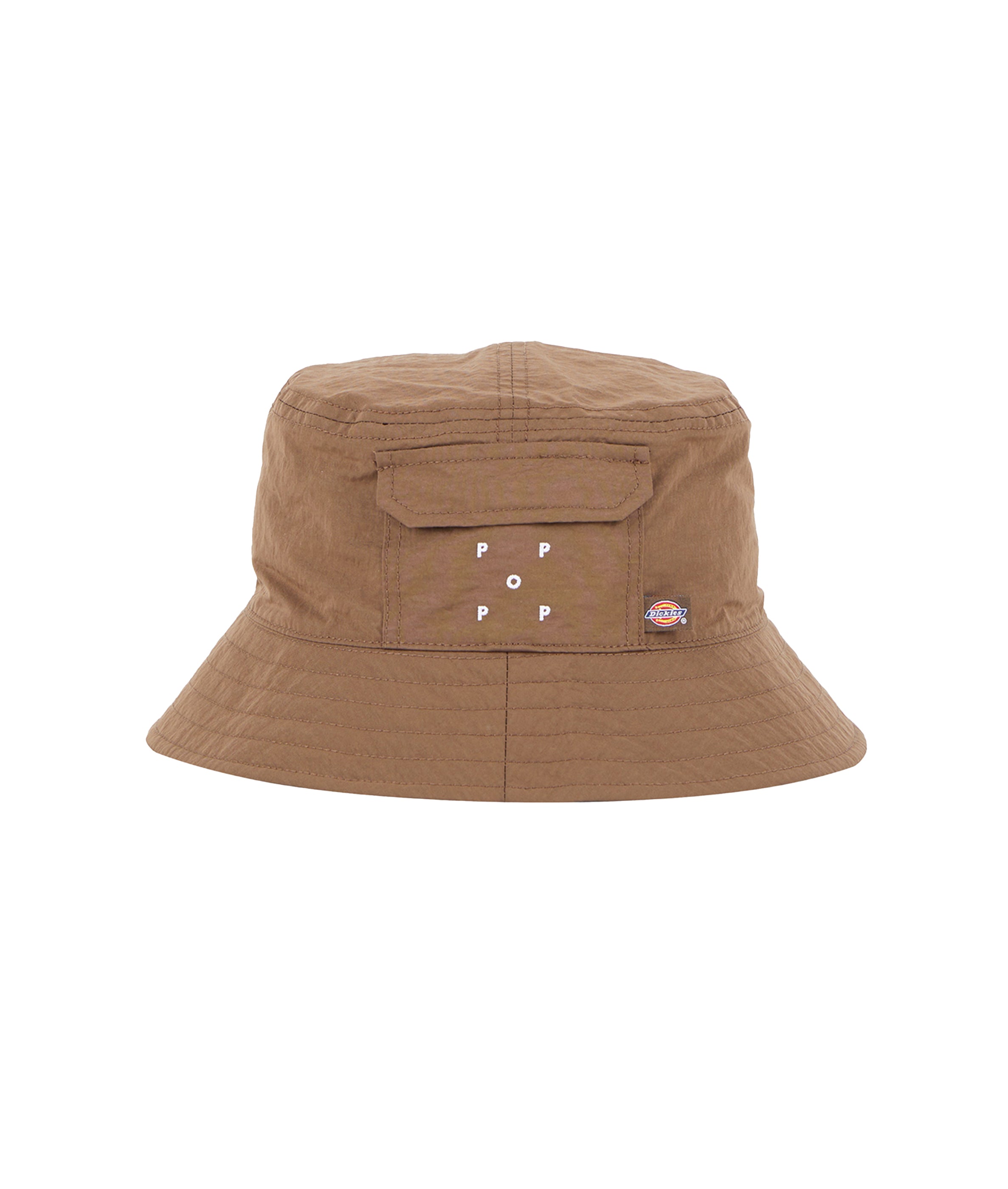POP TRADING COMPANY バケットハット L/XL ブラウン Headwear