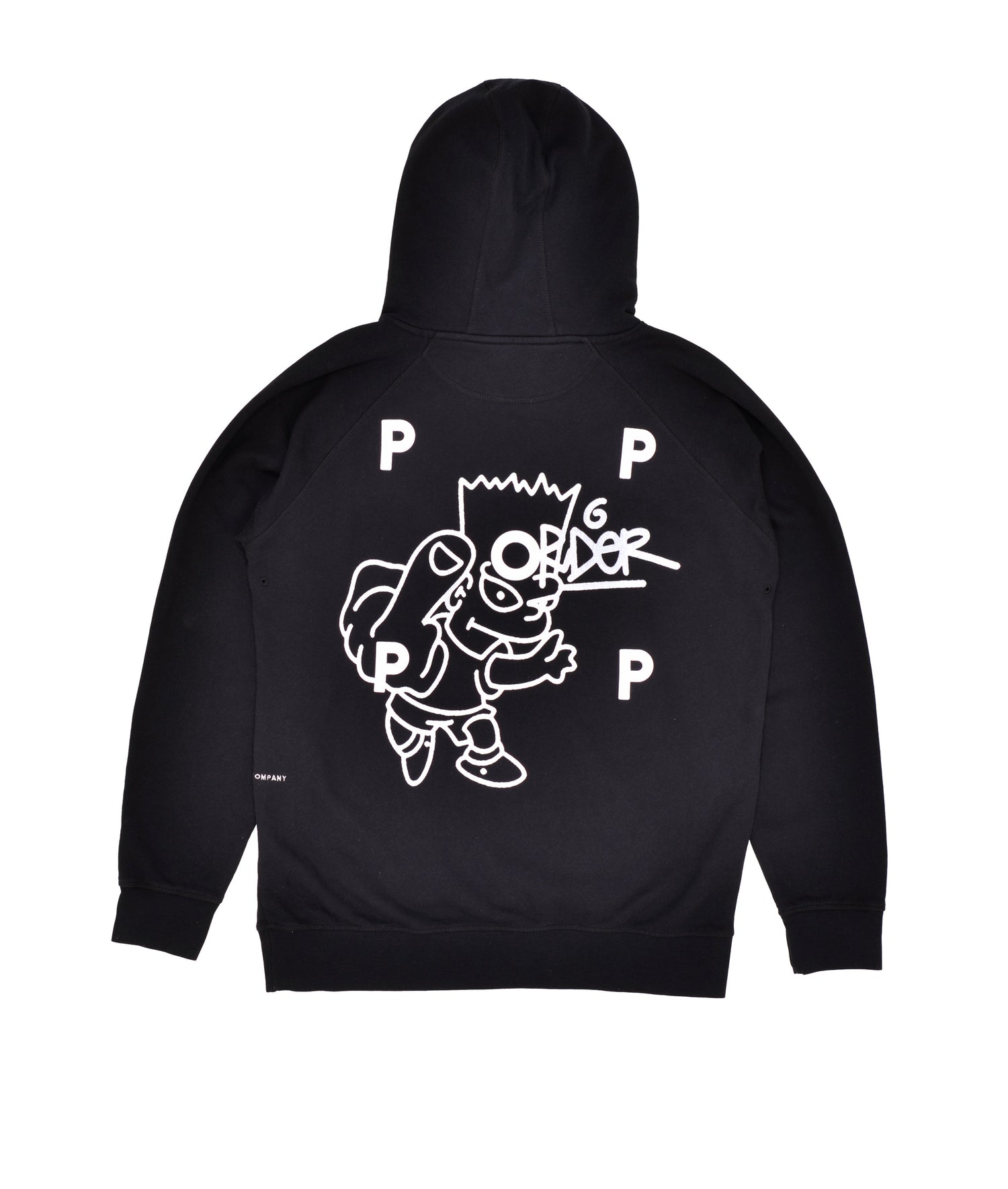 Pop/Order Logo Hooded Sweat Black