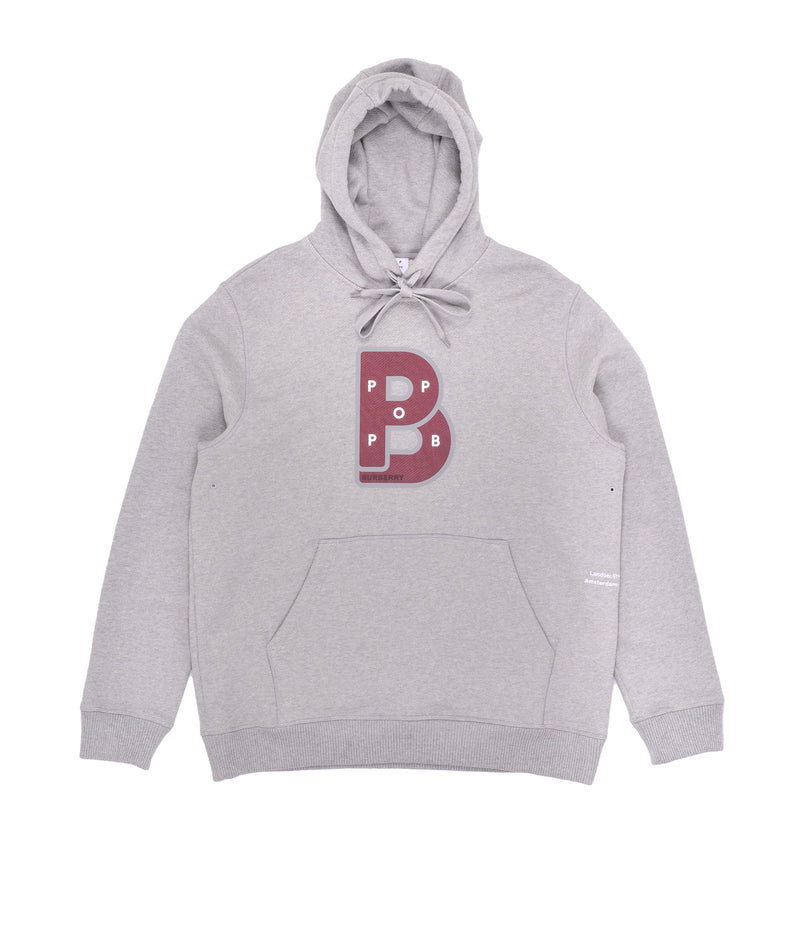 Burberry & Pop Hooded Sweat Grey
