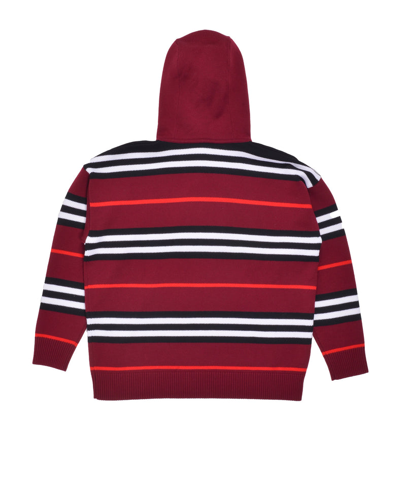 Burberry & Pop Wool Striped Knitted Hooded Sweat