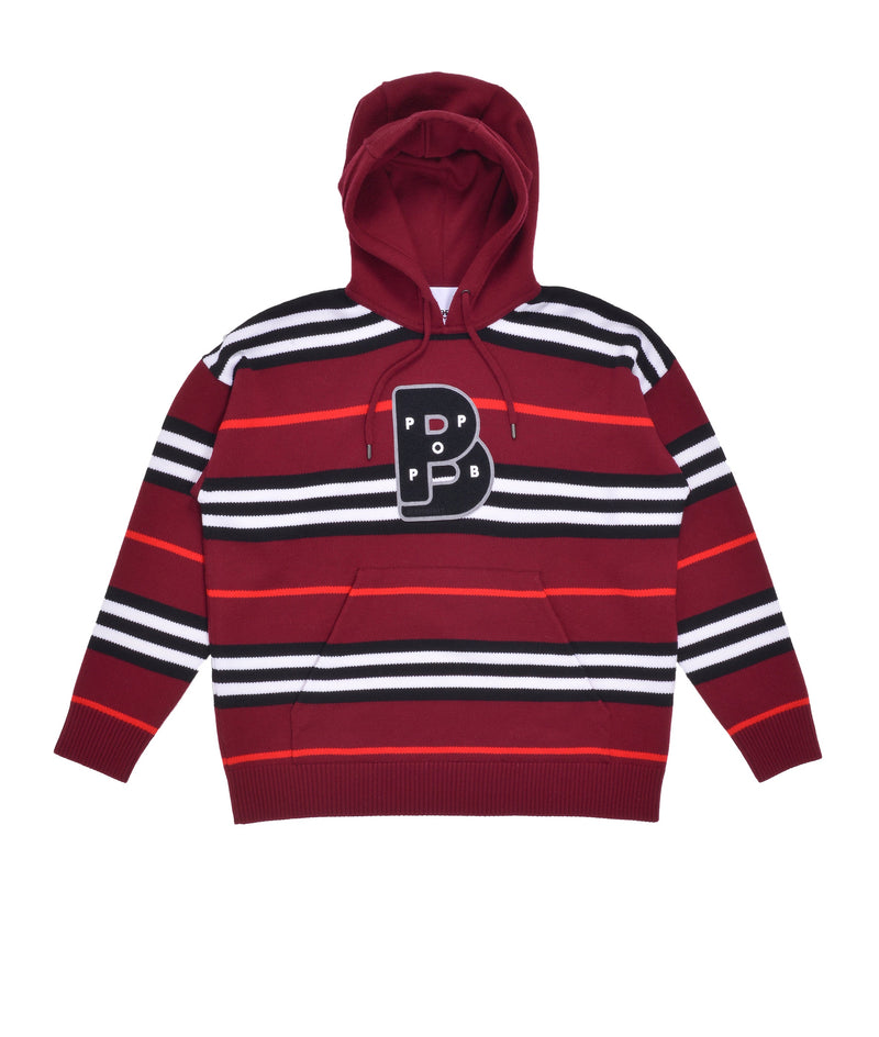 Burberry & Pop Wool Striped Knitted Hooded Sweat