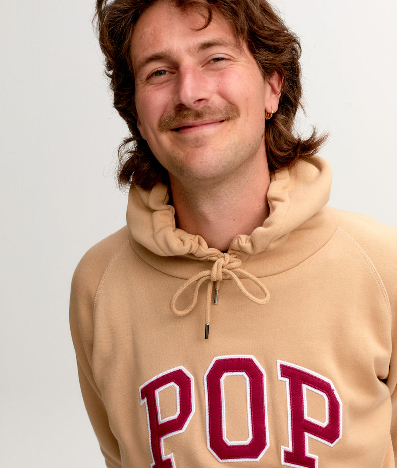 Pop Arch Hooded Sweat Sesame