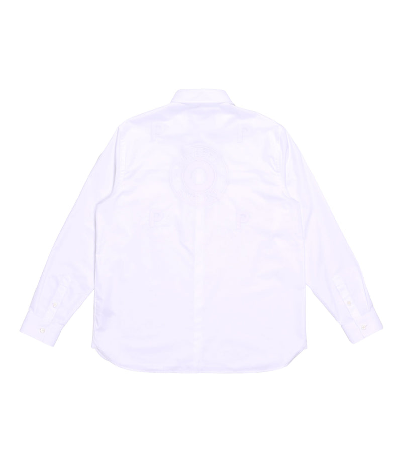 Burberry & Pop Embroidered Oxford Shirt White