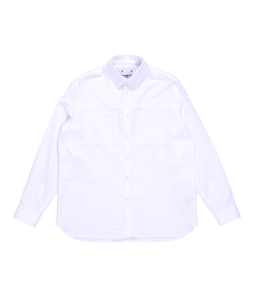 Featured Product Image Of Burberry & Pop Embroidered Oxford Shirt White