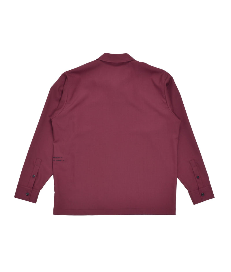 Burberry & Pop Overshirt Garnet