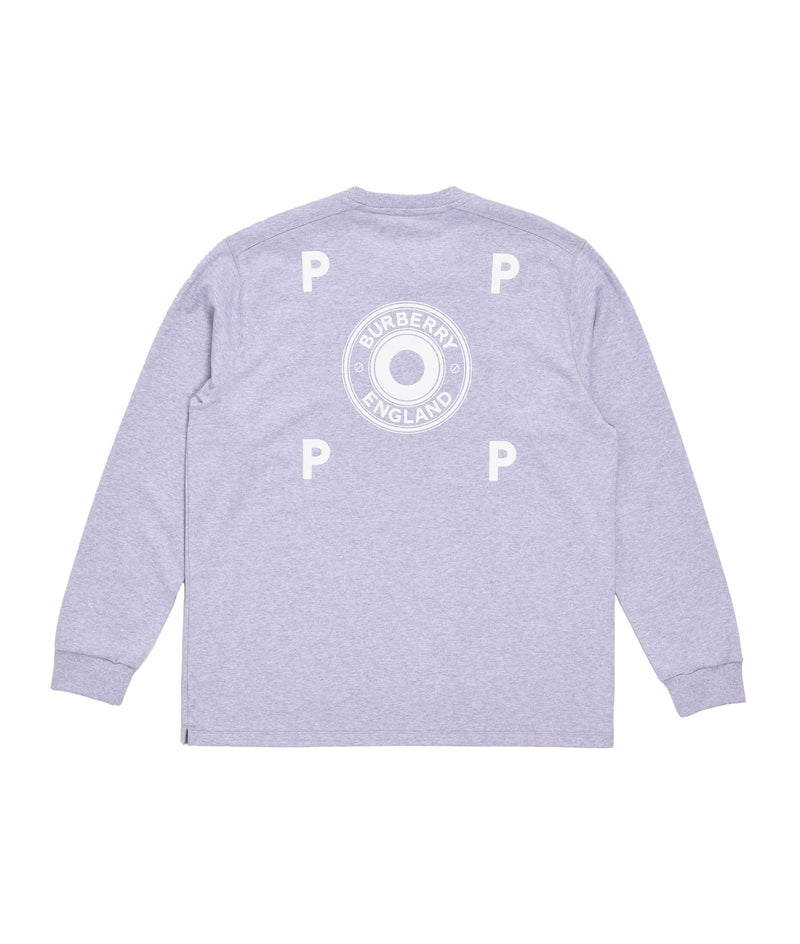 Burberry & Pop Logo Longsleeve T-Shirt Grey