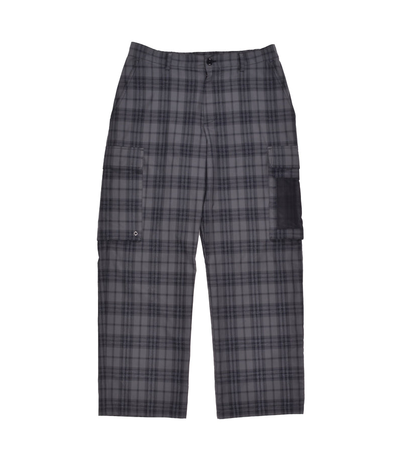 Burberry & Pop Reflective Cargo Pants Grey Check