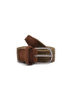 Pop Anderson's Cotton Woven Belt Brown