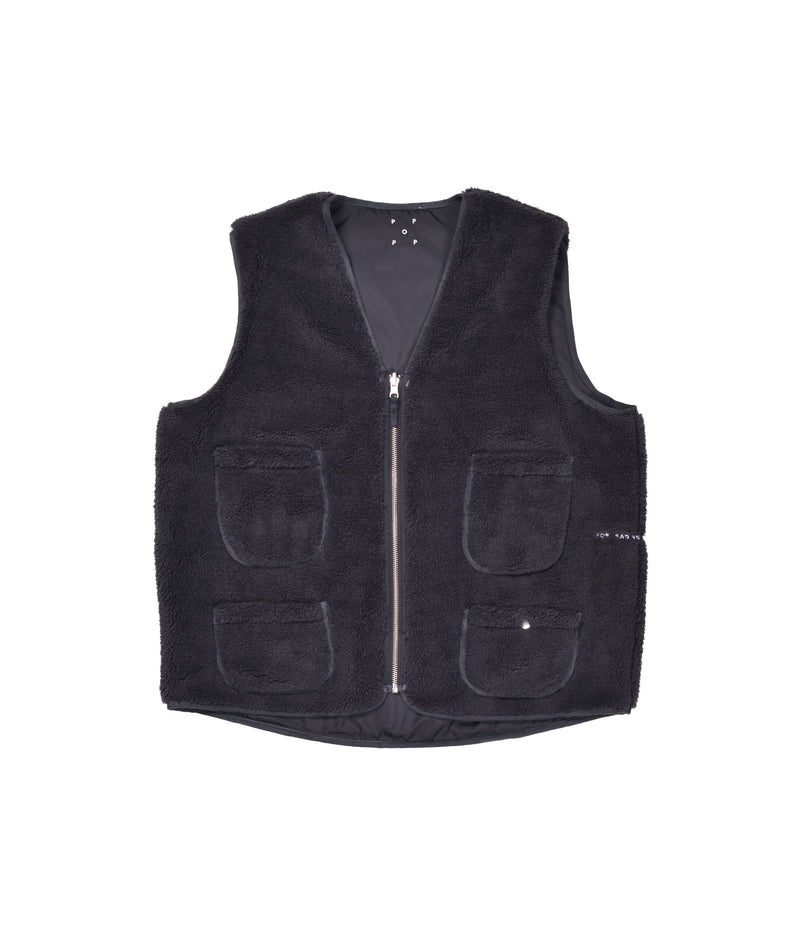 Pop Harold Reversible Vest Anthracite