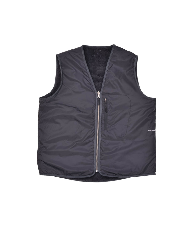 Pop Harold Reversible Vest Anthracite