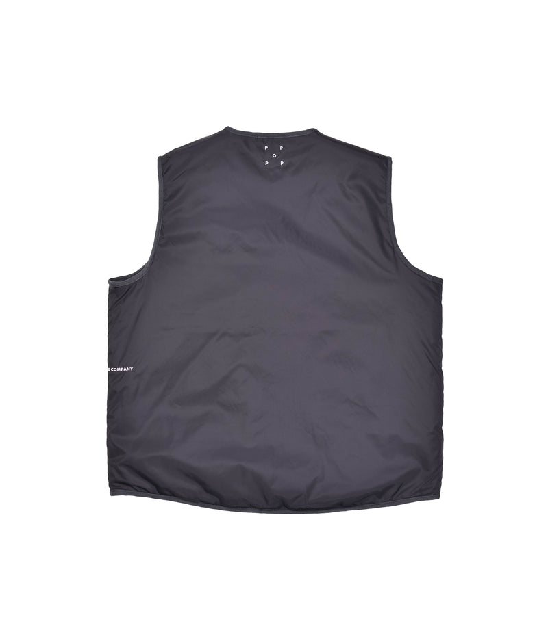 Pop Harold Reversible Vest Anthracite