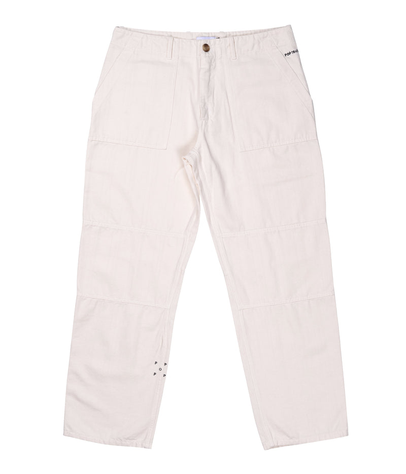 Pop Phatique Farm Pants Off White