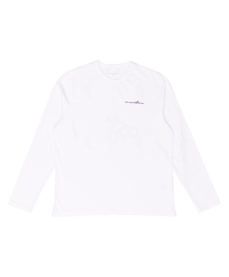Pop Cycling Longsleeve T-Shirt White