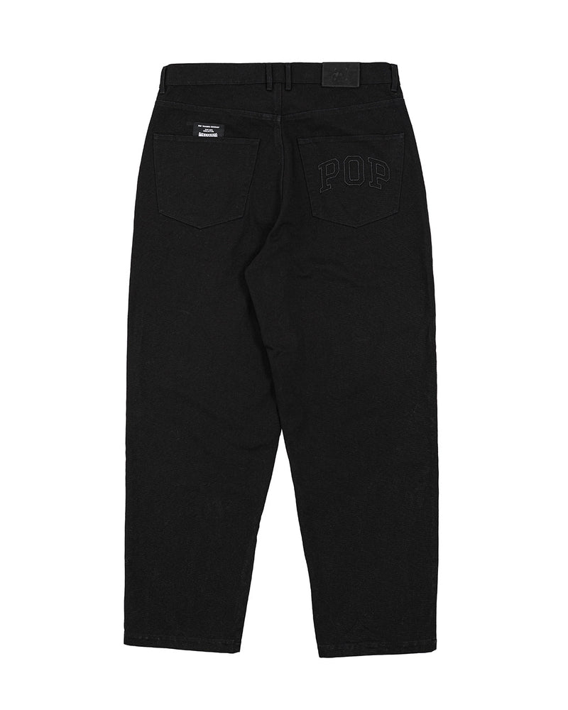 Pop Arch DRS Pants Black Washed Canvas