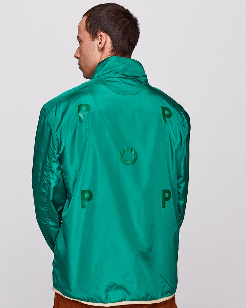Pop Plada Reversible Jacket Khaki/Kelly Green