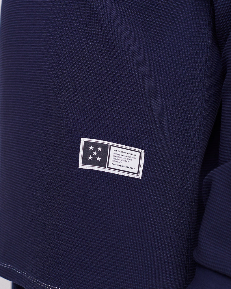 Pop Waffle Longsleeve Navy
