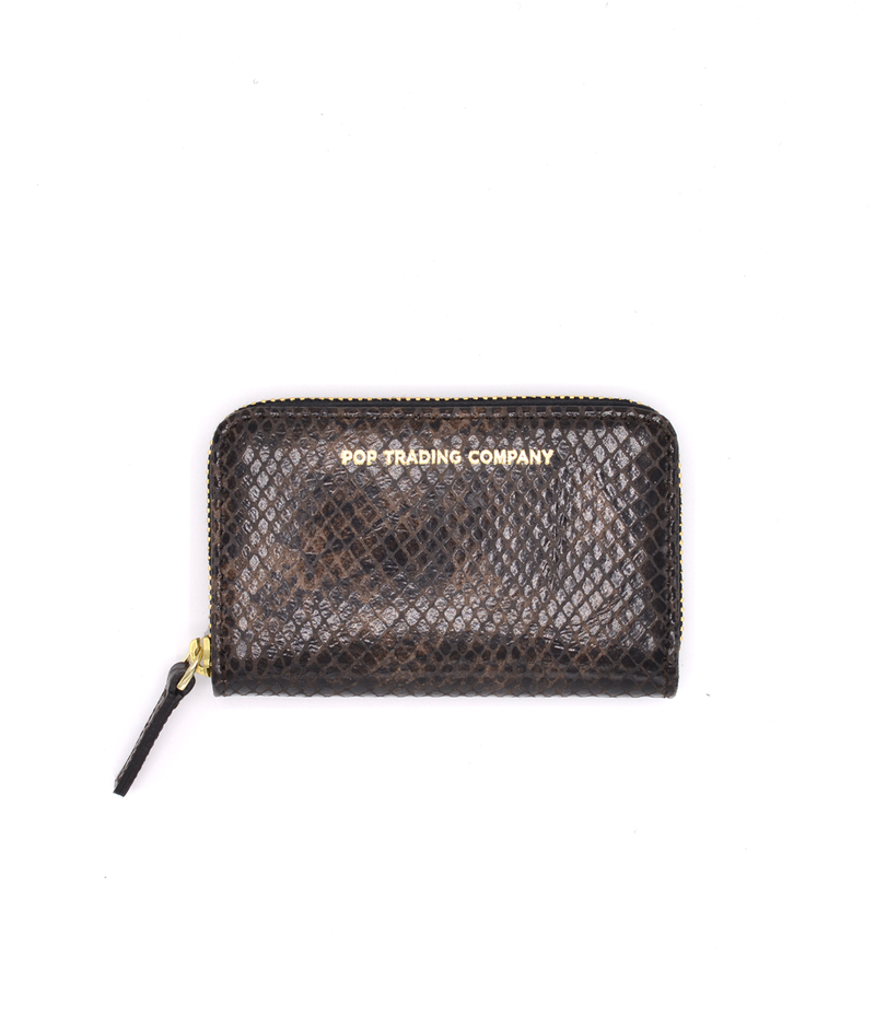 Pop Snakeskin Leather Wallet